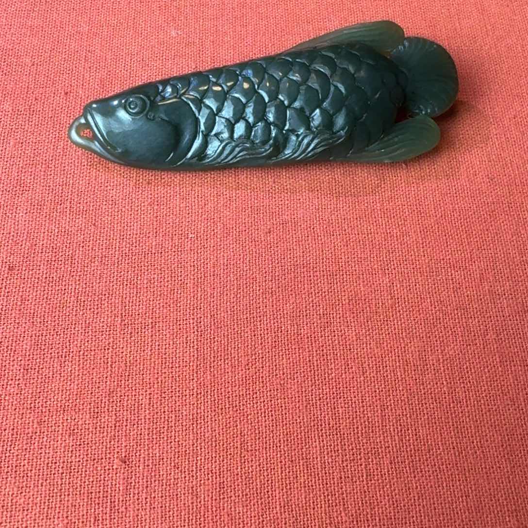 和田玉（青玉）把件未镶嵌