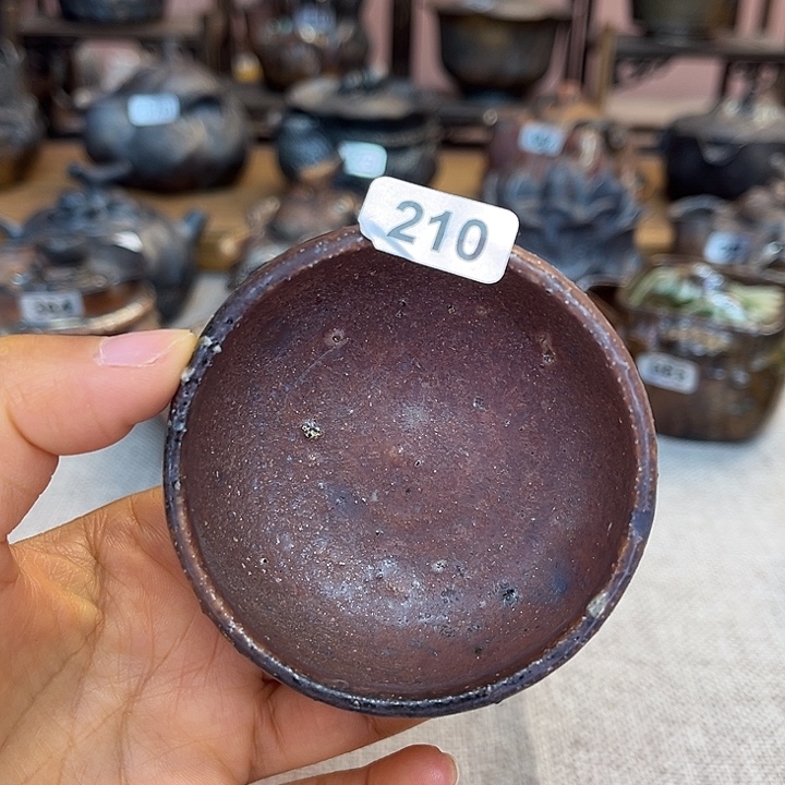 裸柴烧陶瓷手工茶器