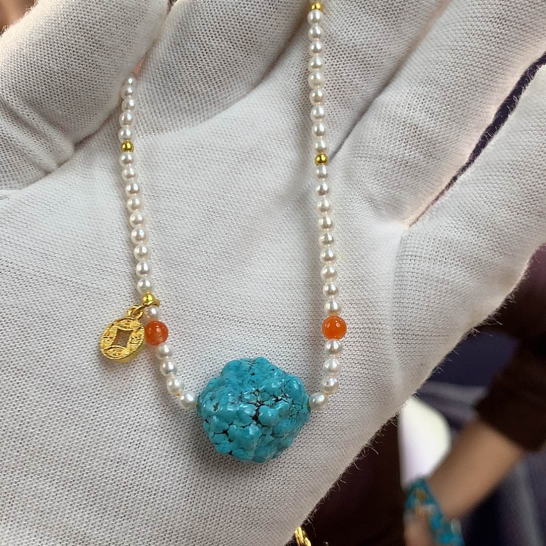 绿松石珠宝奇石未镶嵌