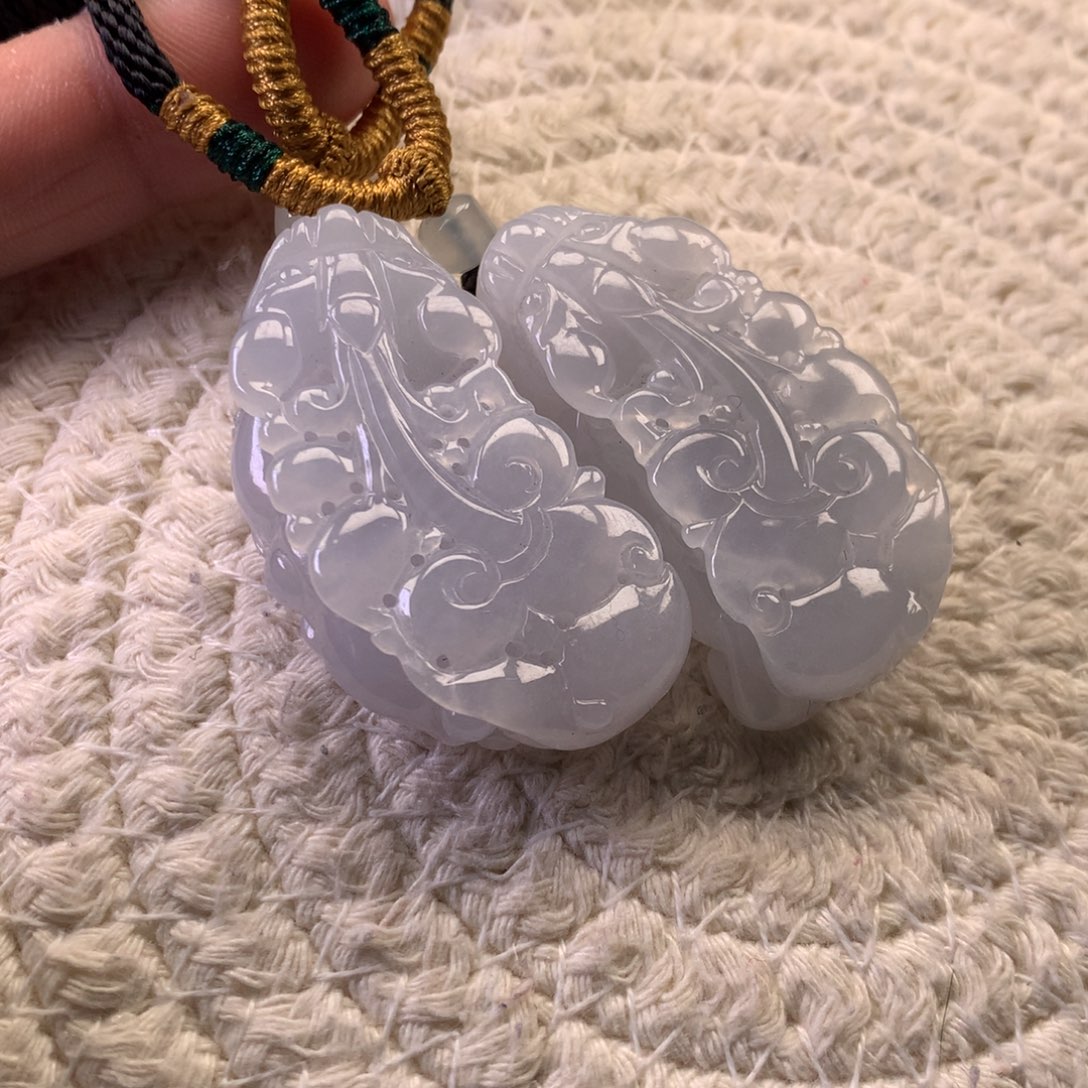 翡翠未镶嵌颈饰天然翡翠貔貅定金款