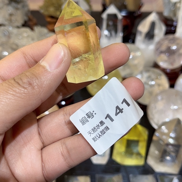 水晶摆件未镶嵌六棱柱