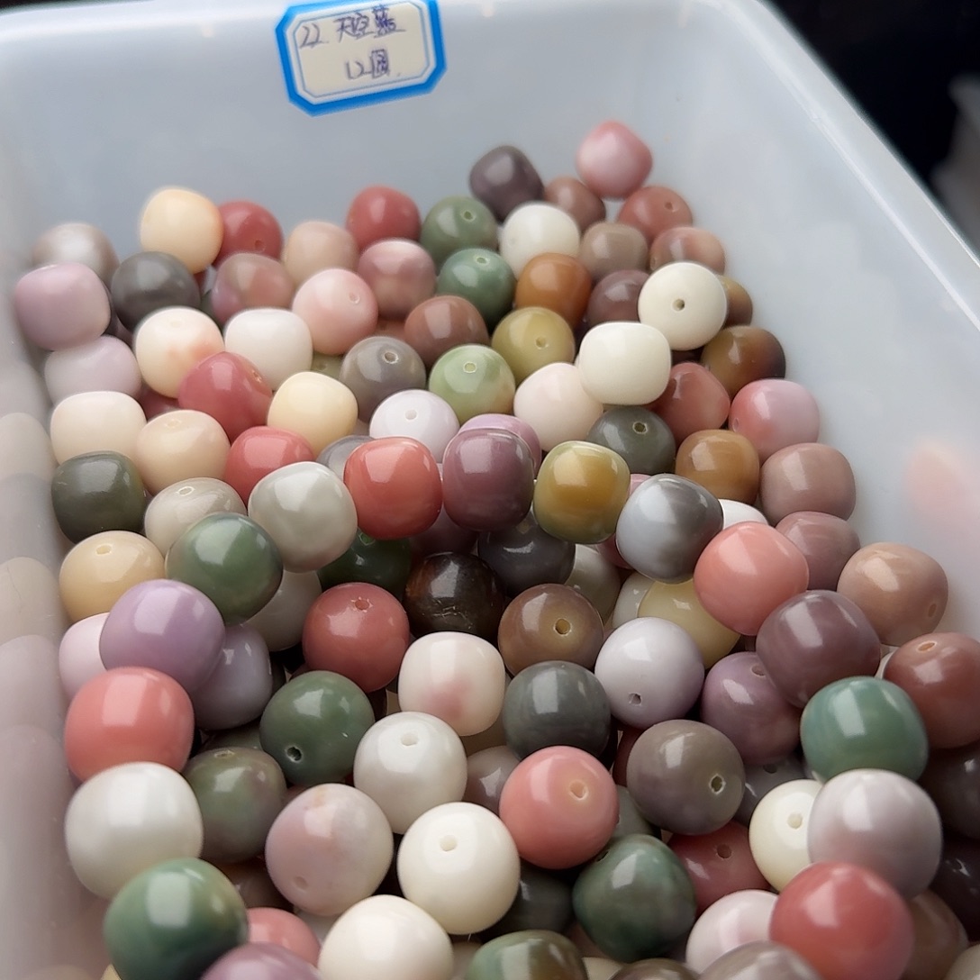 菩提根/象牙果吊坠50 颗玫瑰庄园 14 干磨桶