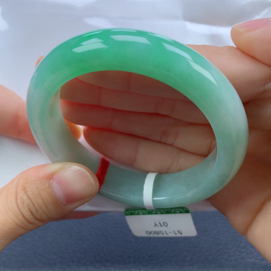 翡翠手镯未镶嵌51.7正