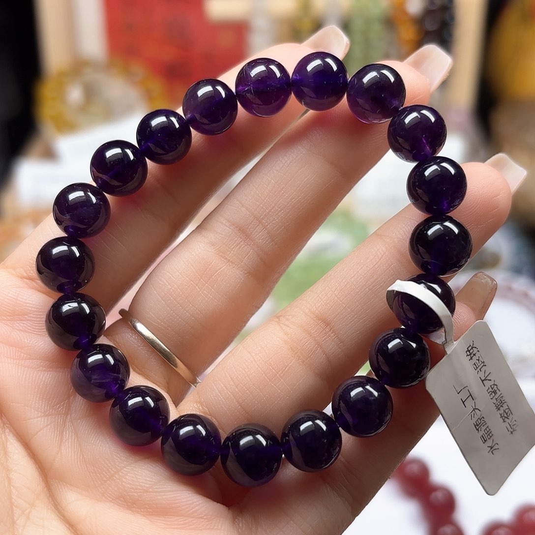 水晶手链未镶嵌紫水9