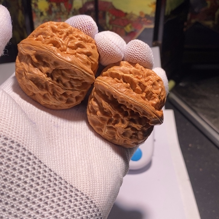 吊坠文玩核桃红锦鲤