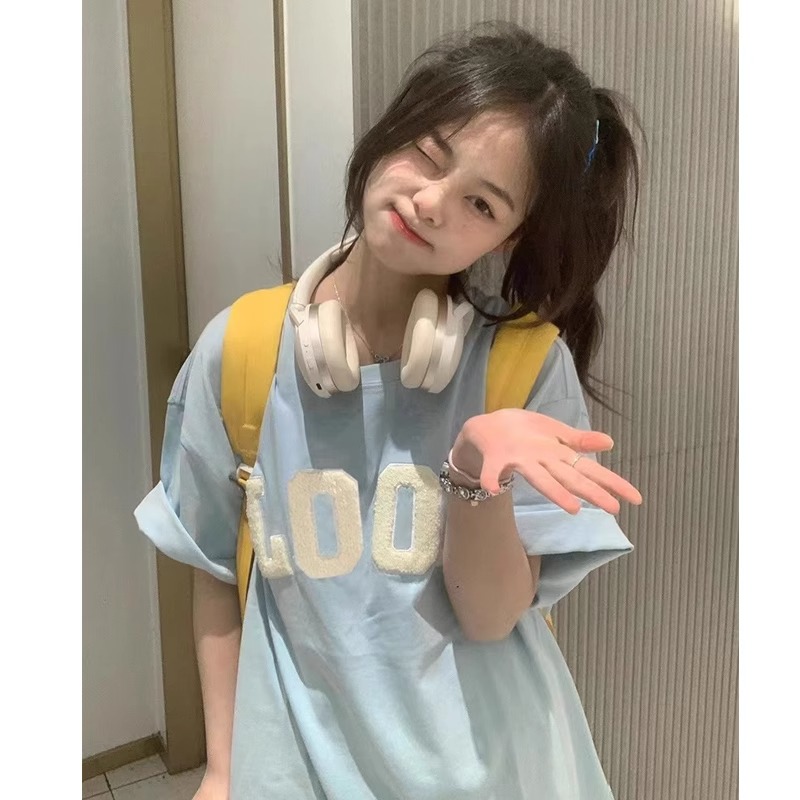 哺乳衣外出辣妈款上衣夏季时尚短袖t恤外穿产后喂奶服腊肠小狗t恤