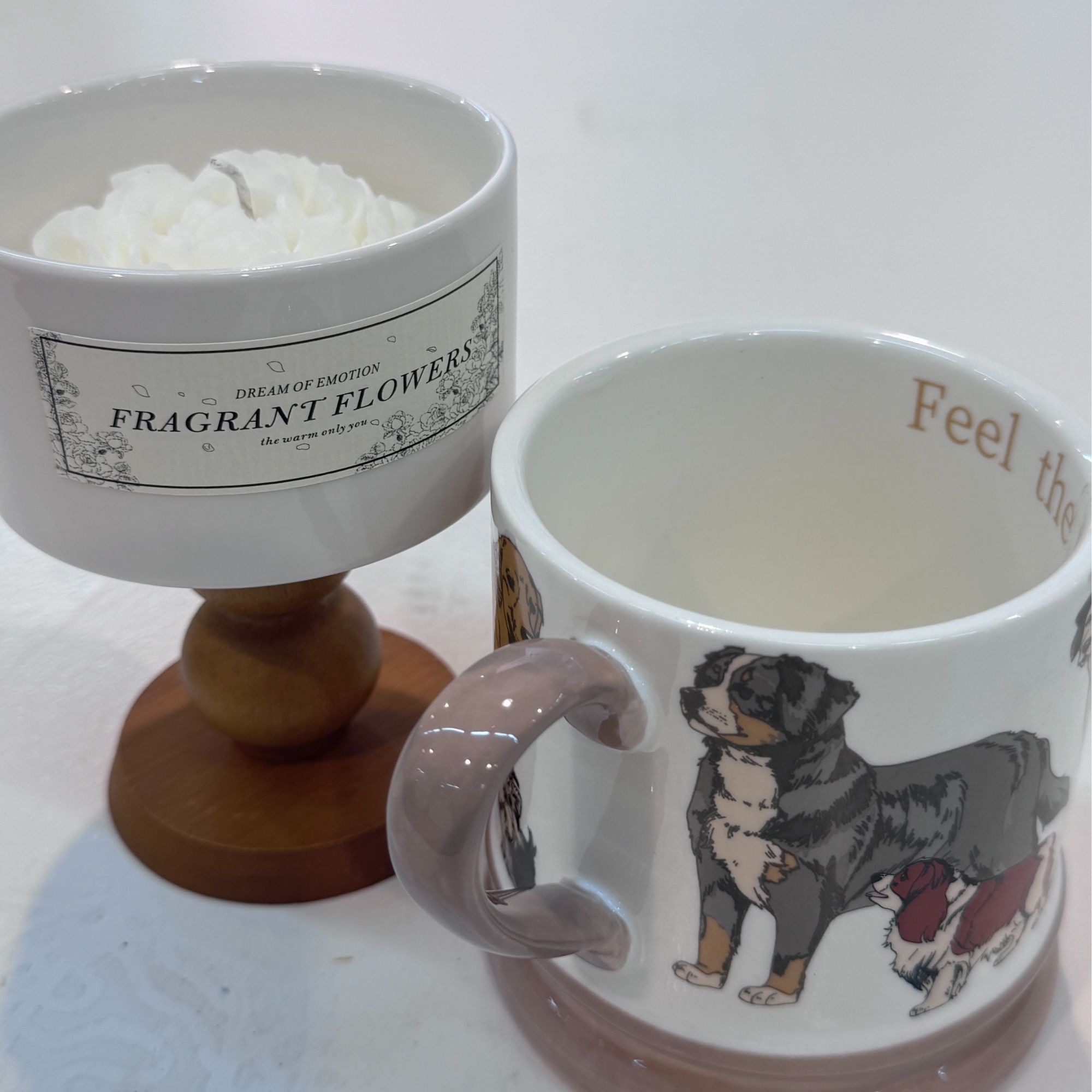 法式山茶花香薰蜡烛礼盒随机款