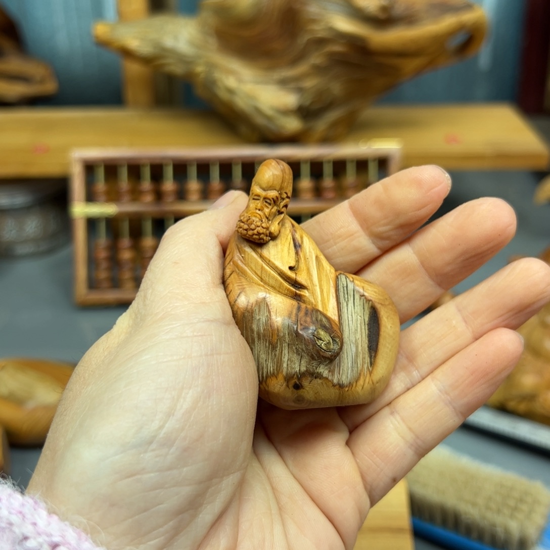 柏木崖柏木摆件手把件，81