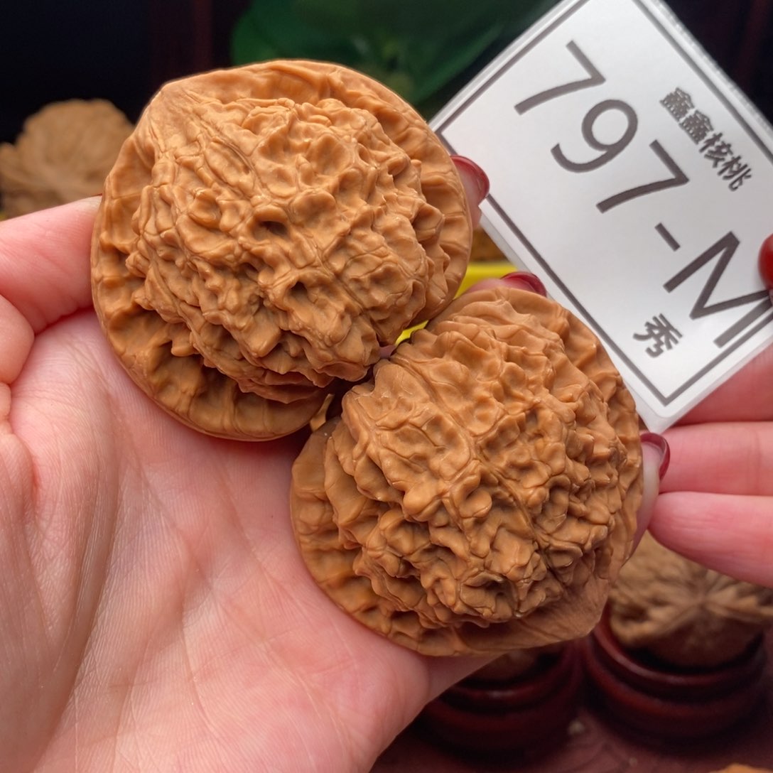 文玩核桃把件官帽54