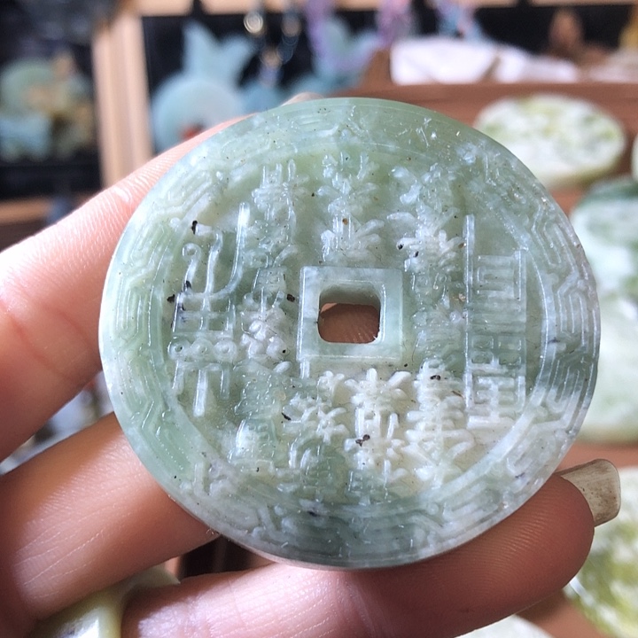 岫玉未镶嵌岫玉挂件