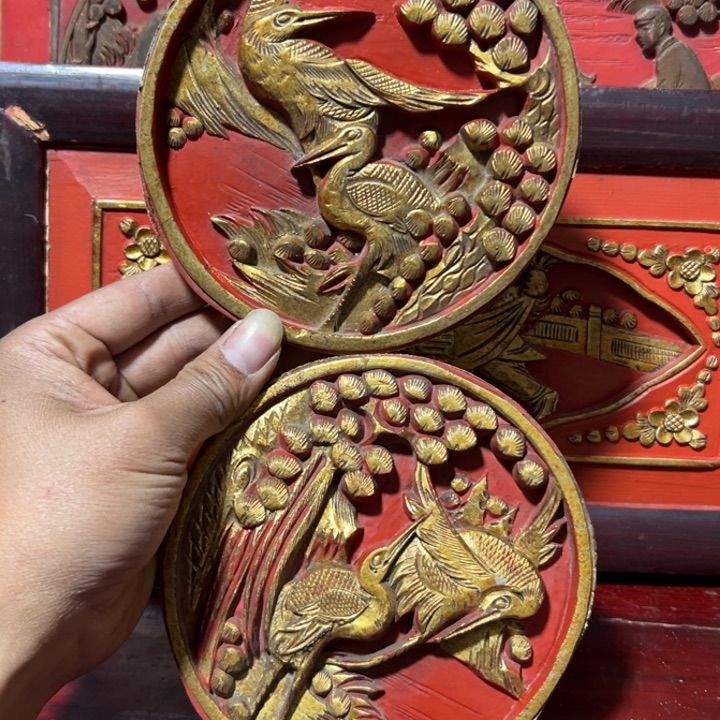 义***毅木木雕工艺品摆件