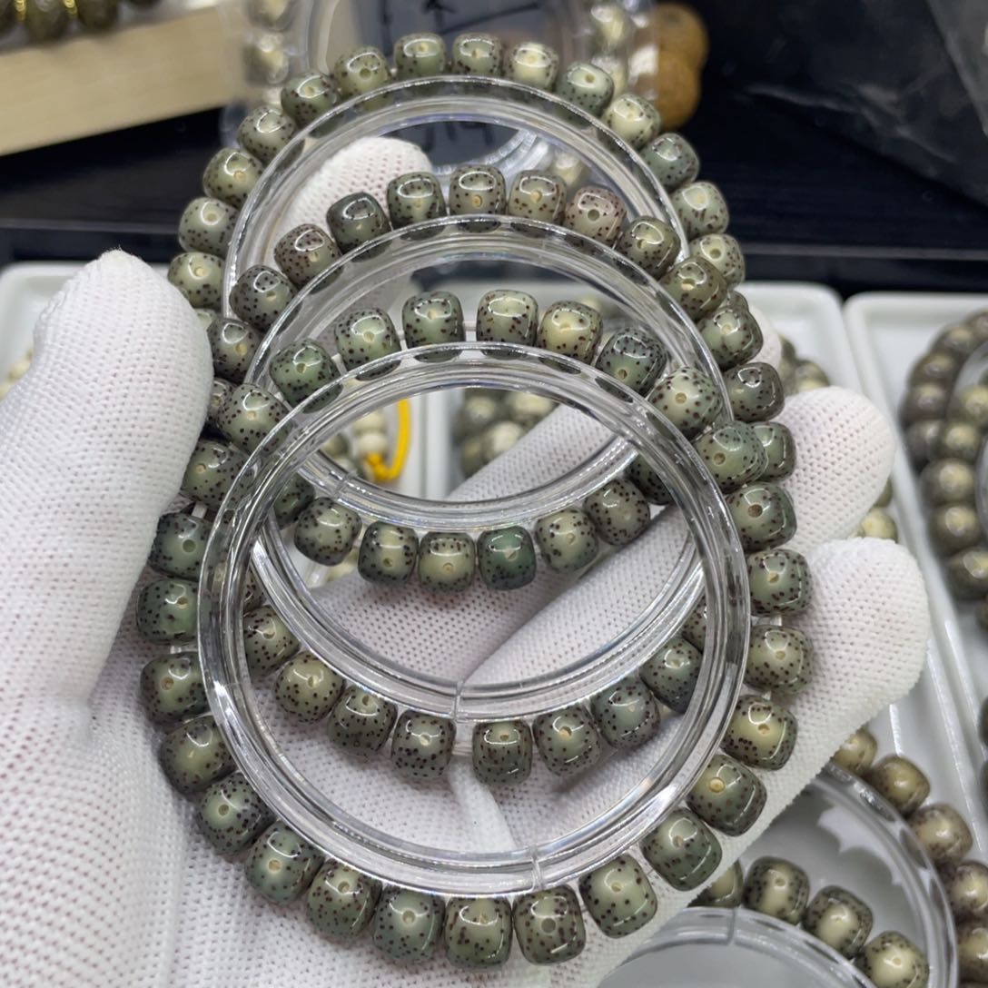 星月菩提手串S绿冰糖