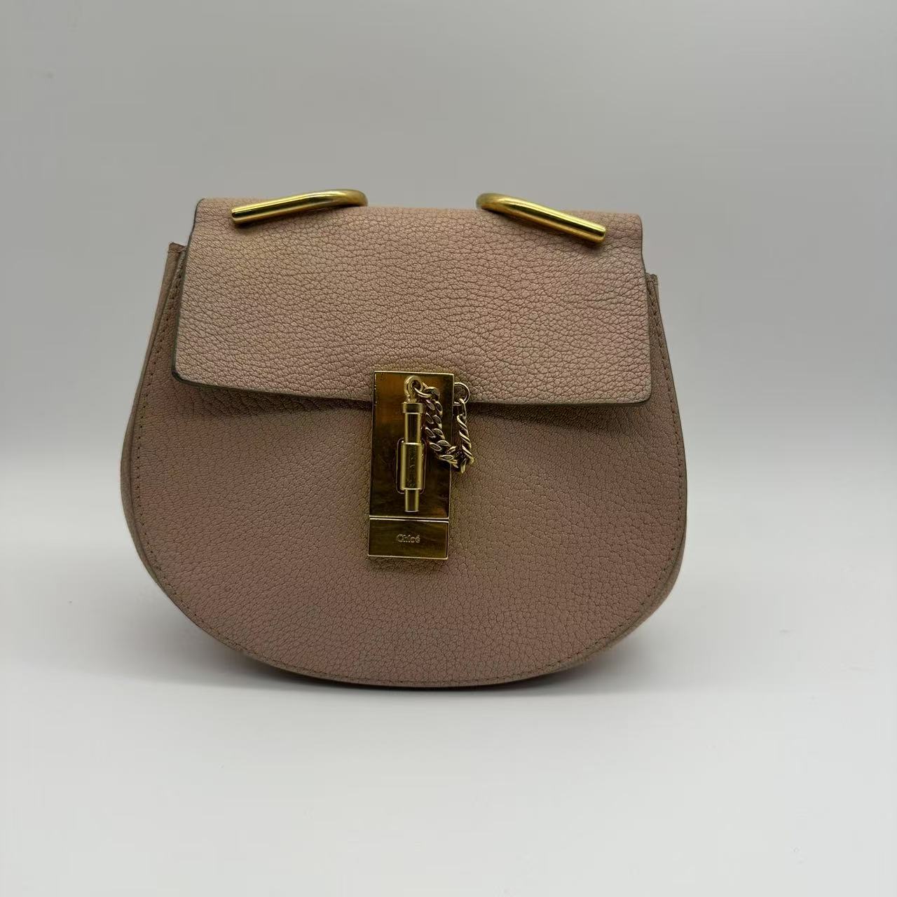 95新 Chloe/蔻依 粉色小猪单肩包