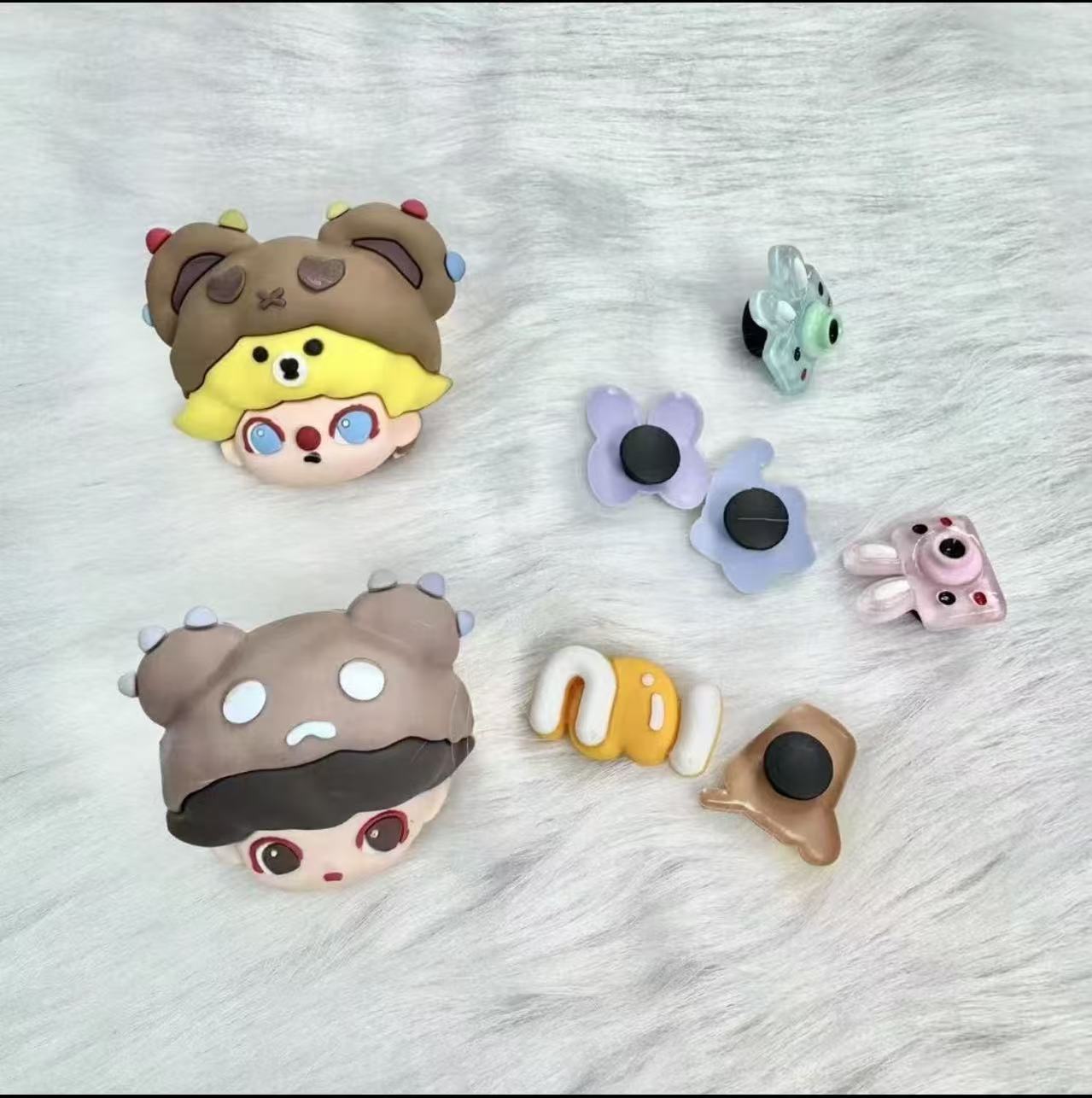 2025新款泡泡玛特DIY洞洞鞋配饰3D立体高品质配件