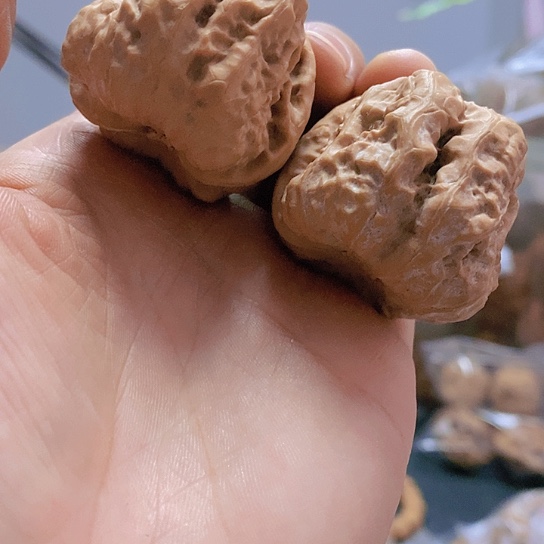 【闪购商品】把件文玩核桃39蛤蟆头红皮
