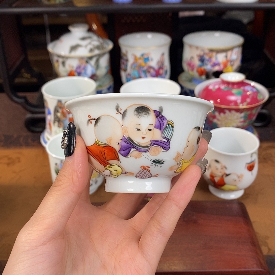 南***岚景德镇全手工手绘陶瓷