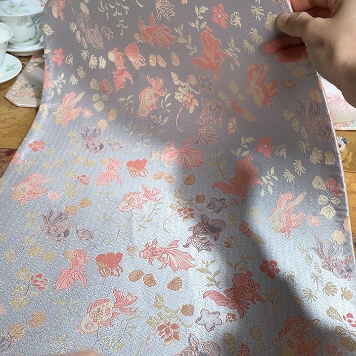 【闪购商品】56×35长方形金鱼茶席哈哈哈