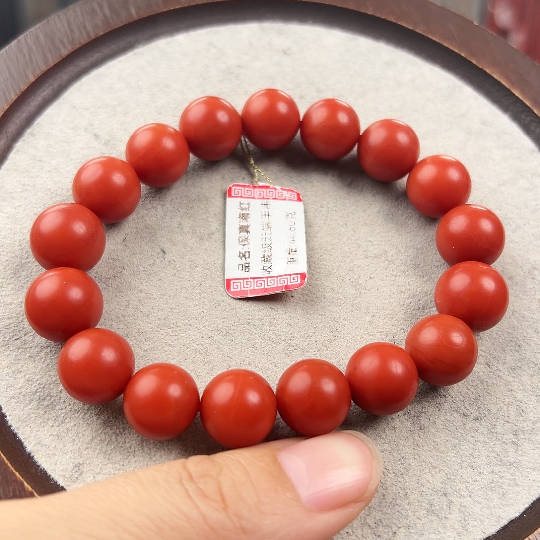 南红玛瑙手串未镶嵌
