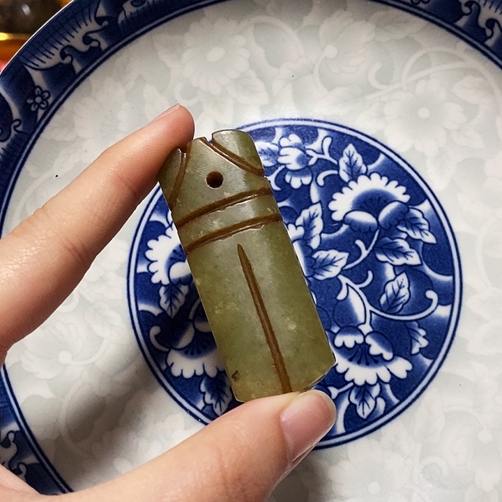 瓷片瓷片瓷器摆件1个