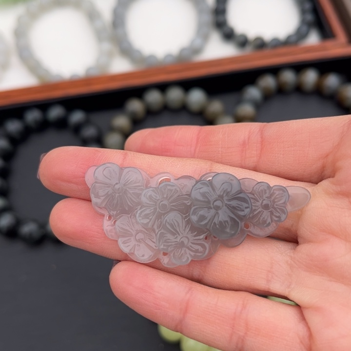 和田玉吊坠(不含链)未镶嵌53.9*21.9