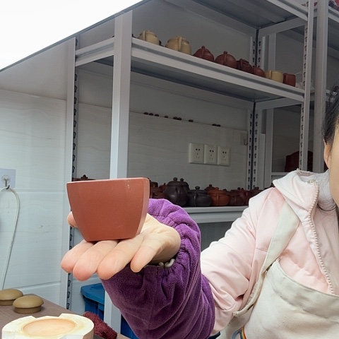 紫砂四方杯四方杯