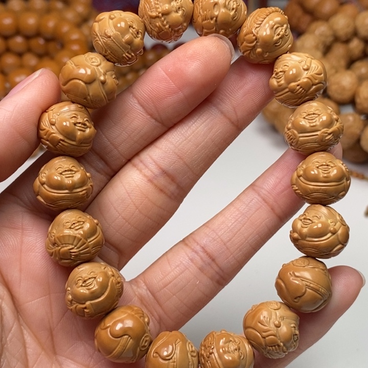 猴头核桃吊坠嘟嘟财神