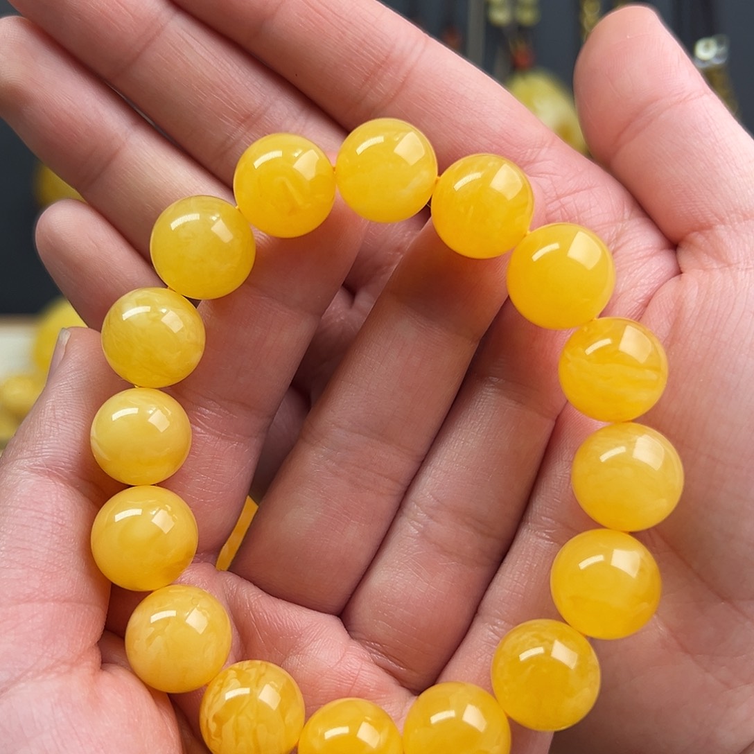 蜜蜡颈饰未镶嵌蜜蜡