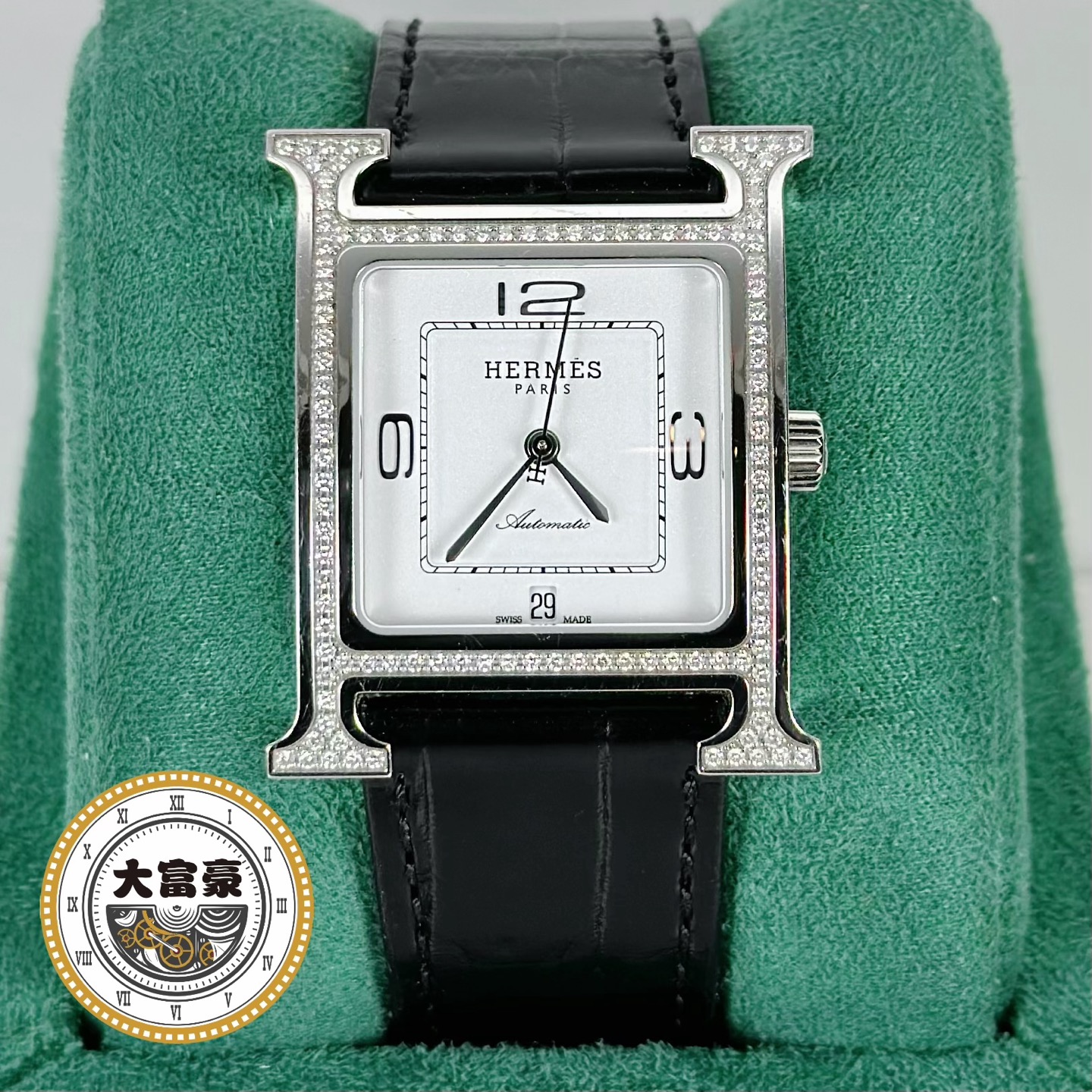 95新 Hermes/爱马仕 爱马仕 HEURE H系列 自动机械表