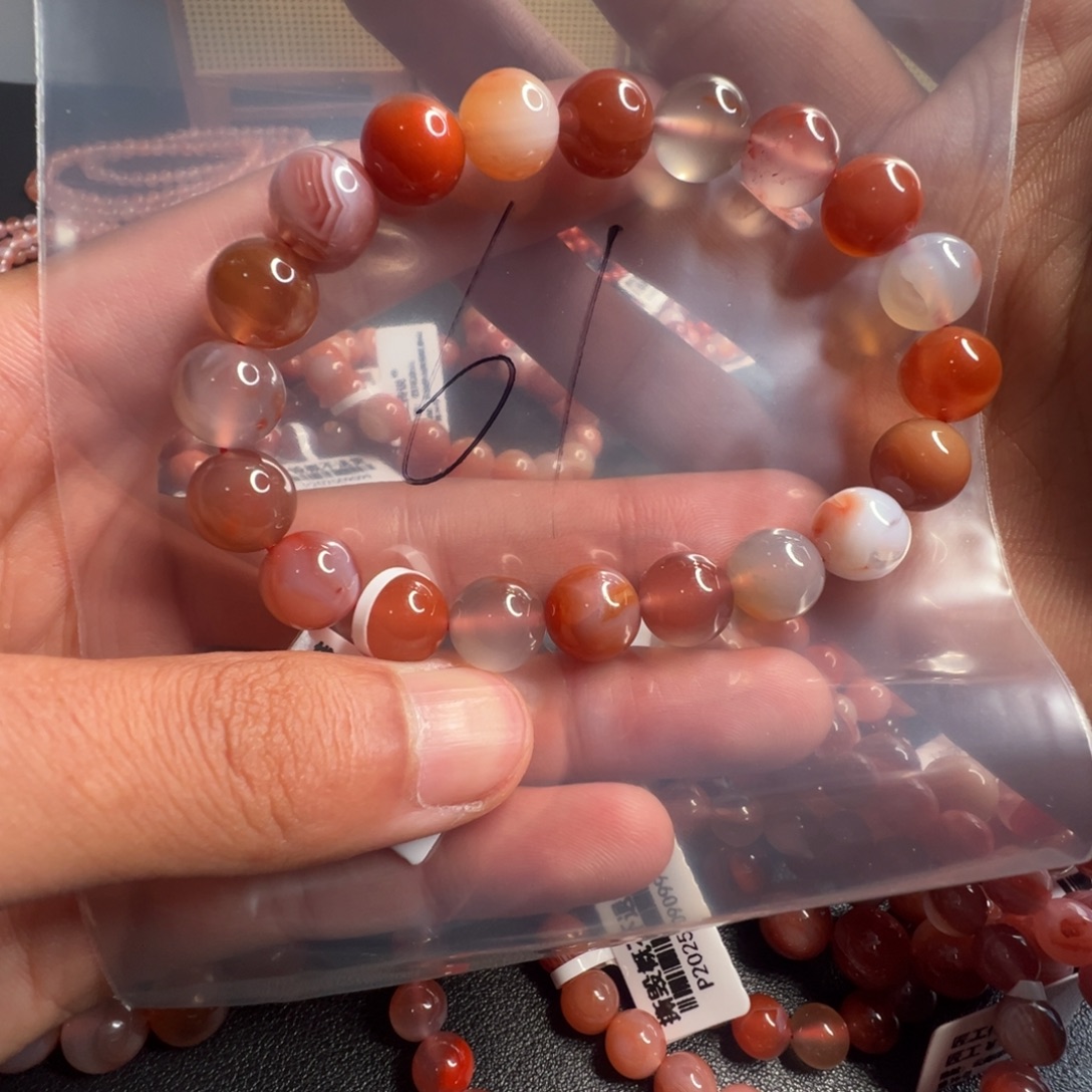 南红玛瑙未镶嵌配饰61号南红手串10+