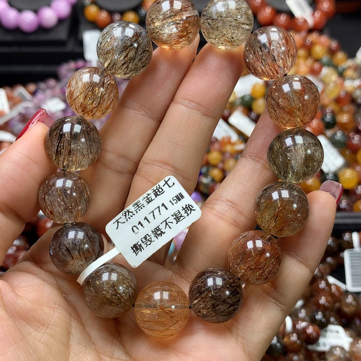 【闪购商品】水晶手链未镶嵌， 