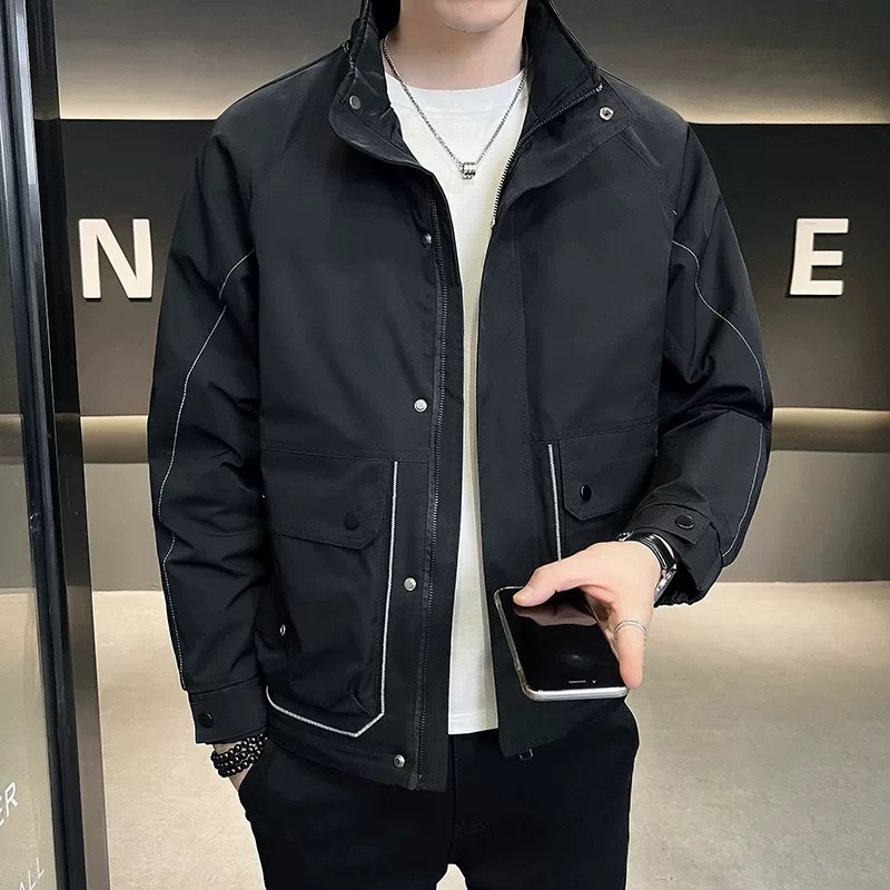 【编号001-200】冬季高端潮流时尚休闲保暖男士夹克