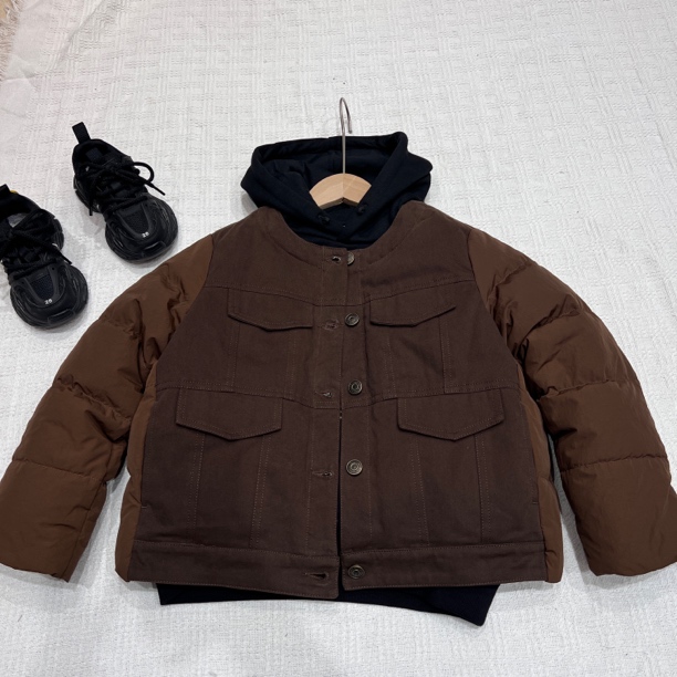 50202高端童装时尚百搭Y家休闲鸭外套C6-4边