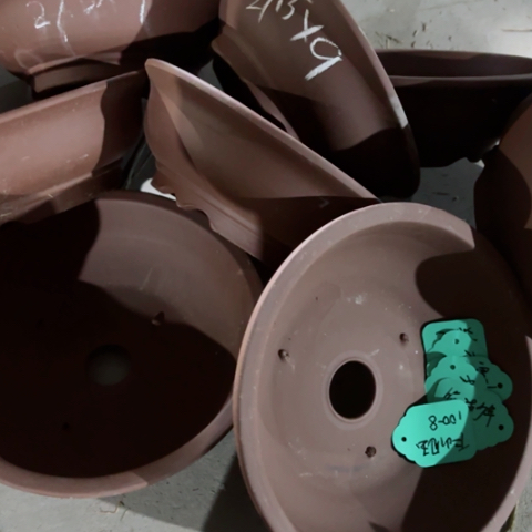 紫砂花盆100-8。27.5-9