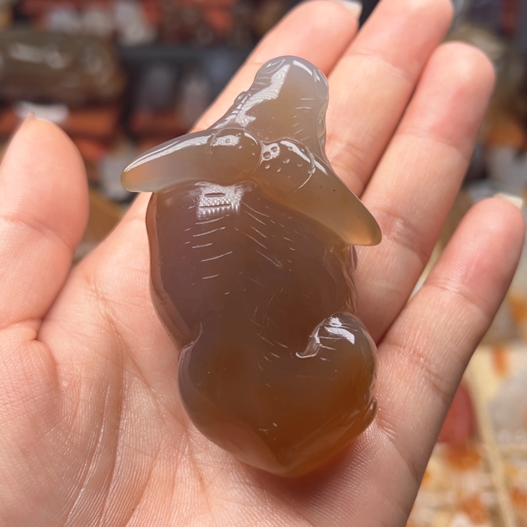 玛瑙/玉髓手玩件合金