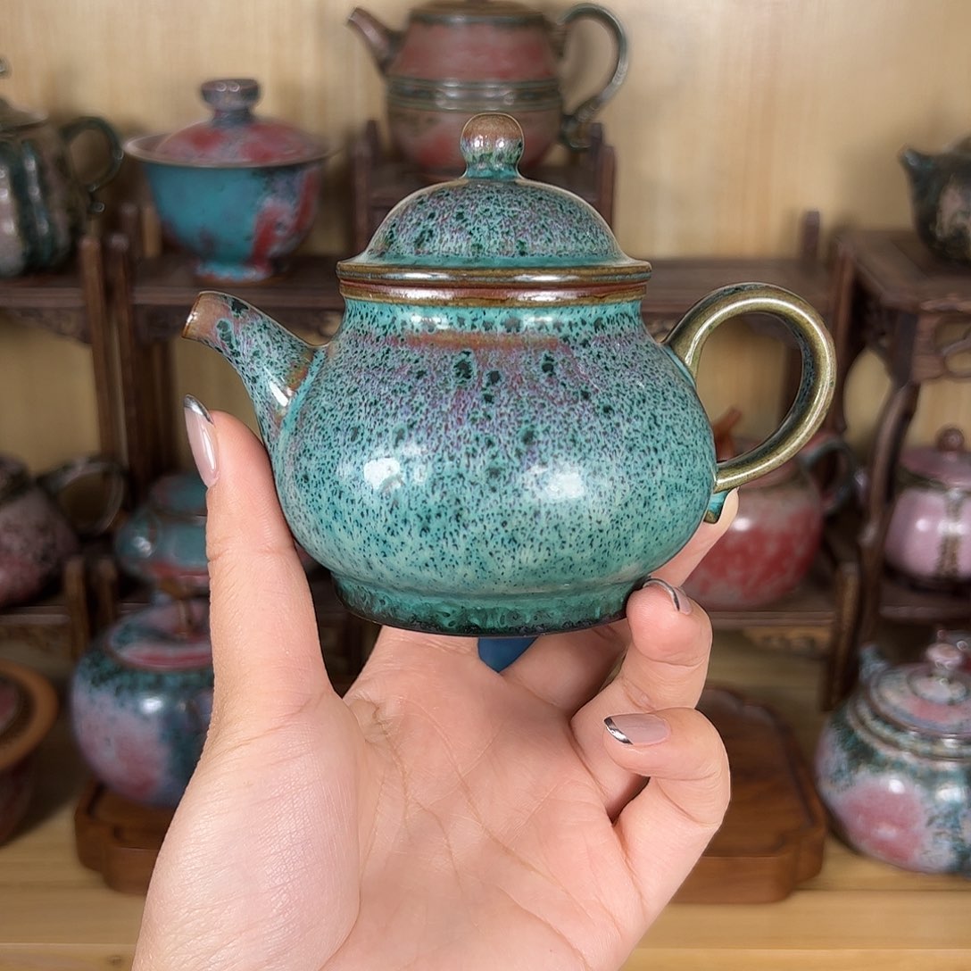 整***庄陶摆件李自伟钧瓷 神垕镇原产地