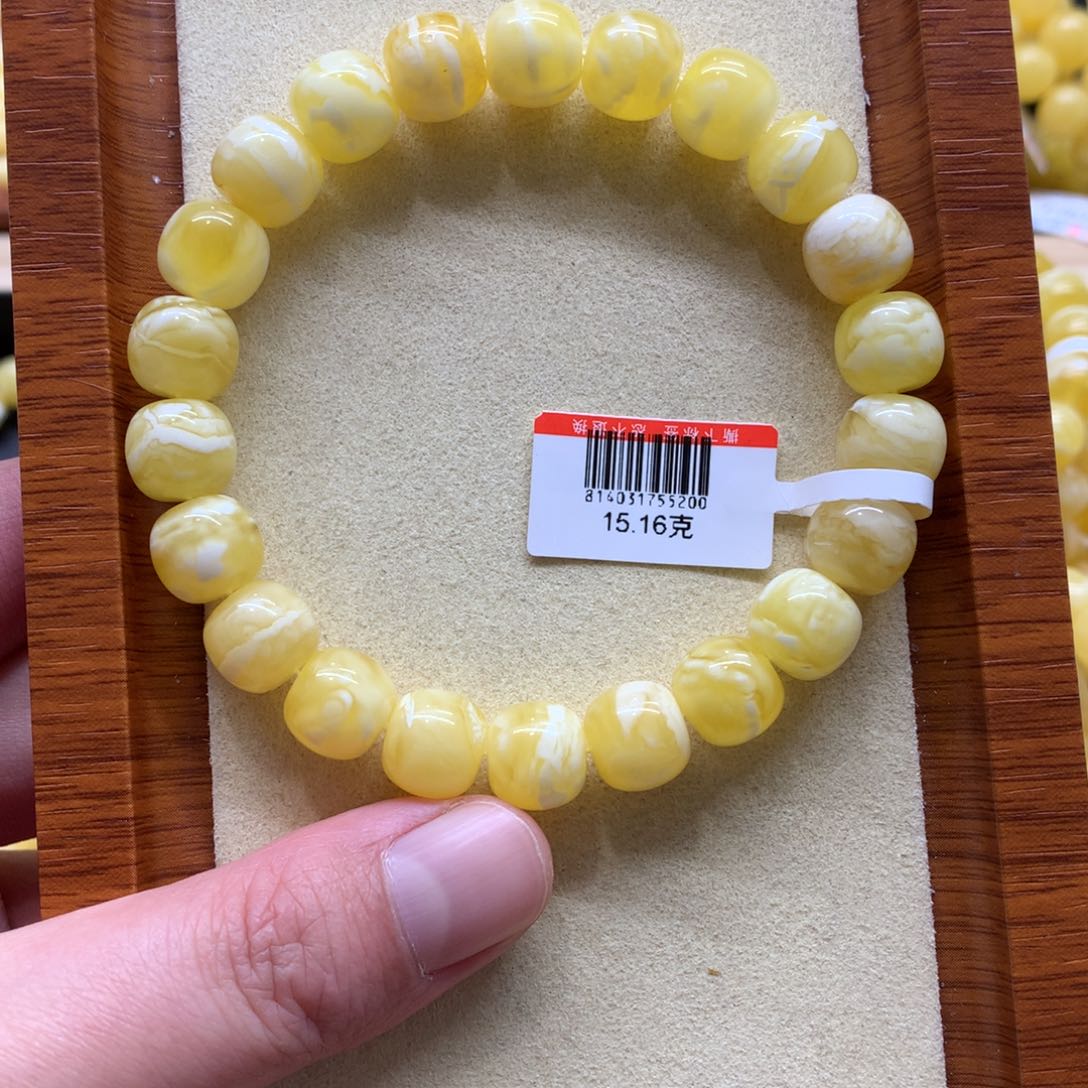 蜜蜡手链未镶嵌蜜蜡