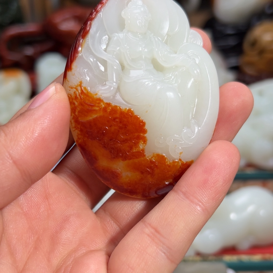 【闪购商品】和田玉挂件未镶嵌晓*