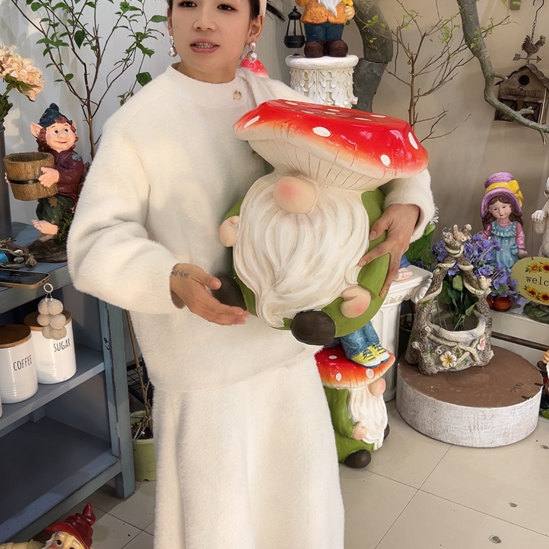 花园摆件红红火火