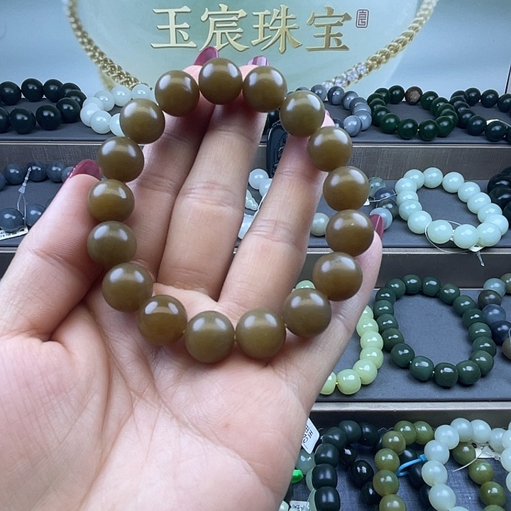 和田玉未镶嵌手链