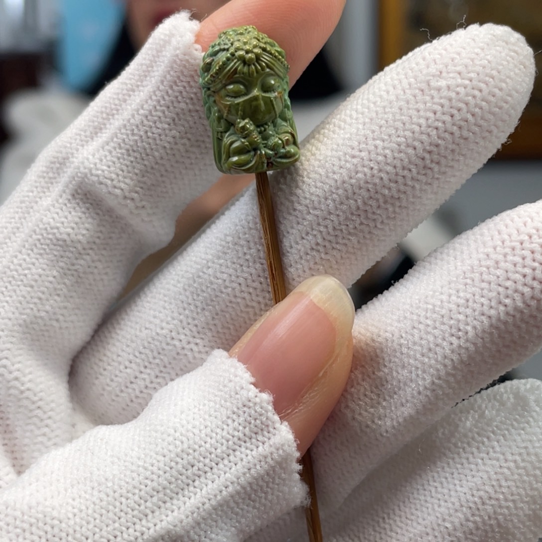 绿松石未镶嵌挂件