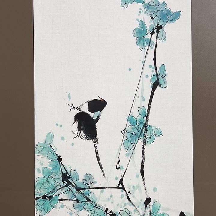 国画郭千龙  手绘原创