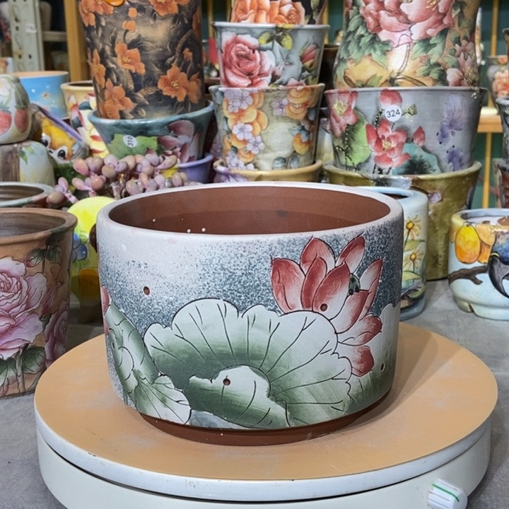 红陶景德镇艺术手绘作品