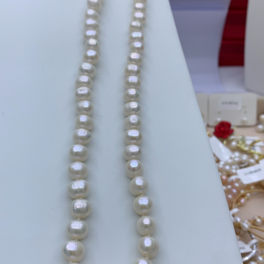 淡水珍珠合金颈饰