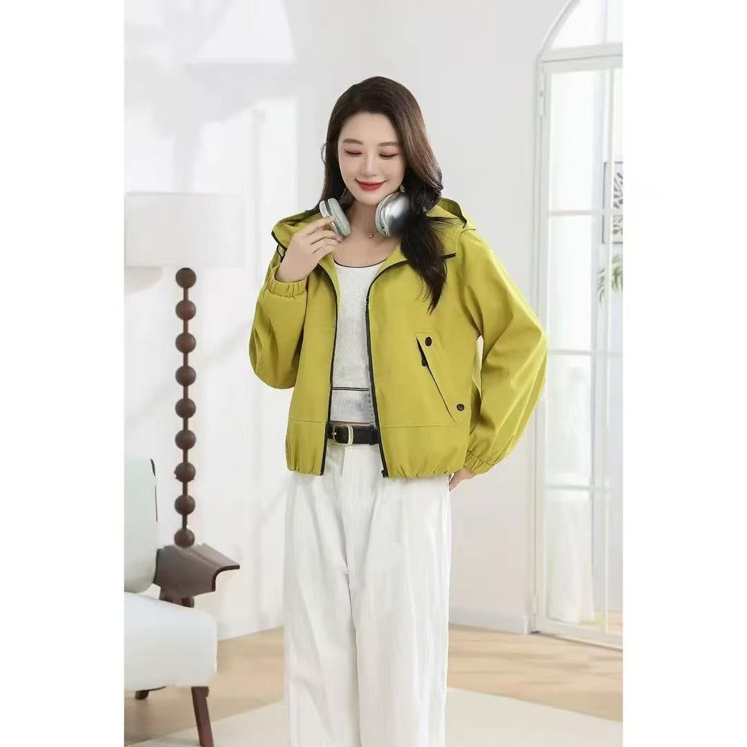 珂莱蒂娜2815秋冬新款时尚气质百搭显瘦连帽外套