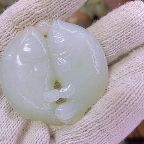 和田玉（白玉）挂件未镶嵌