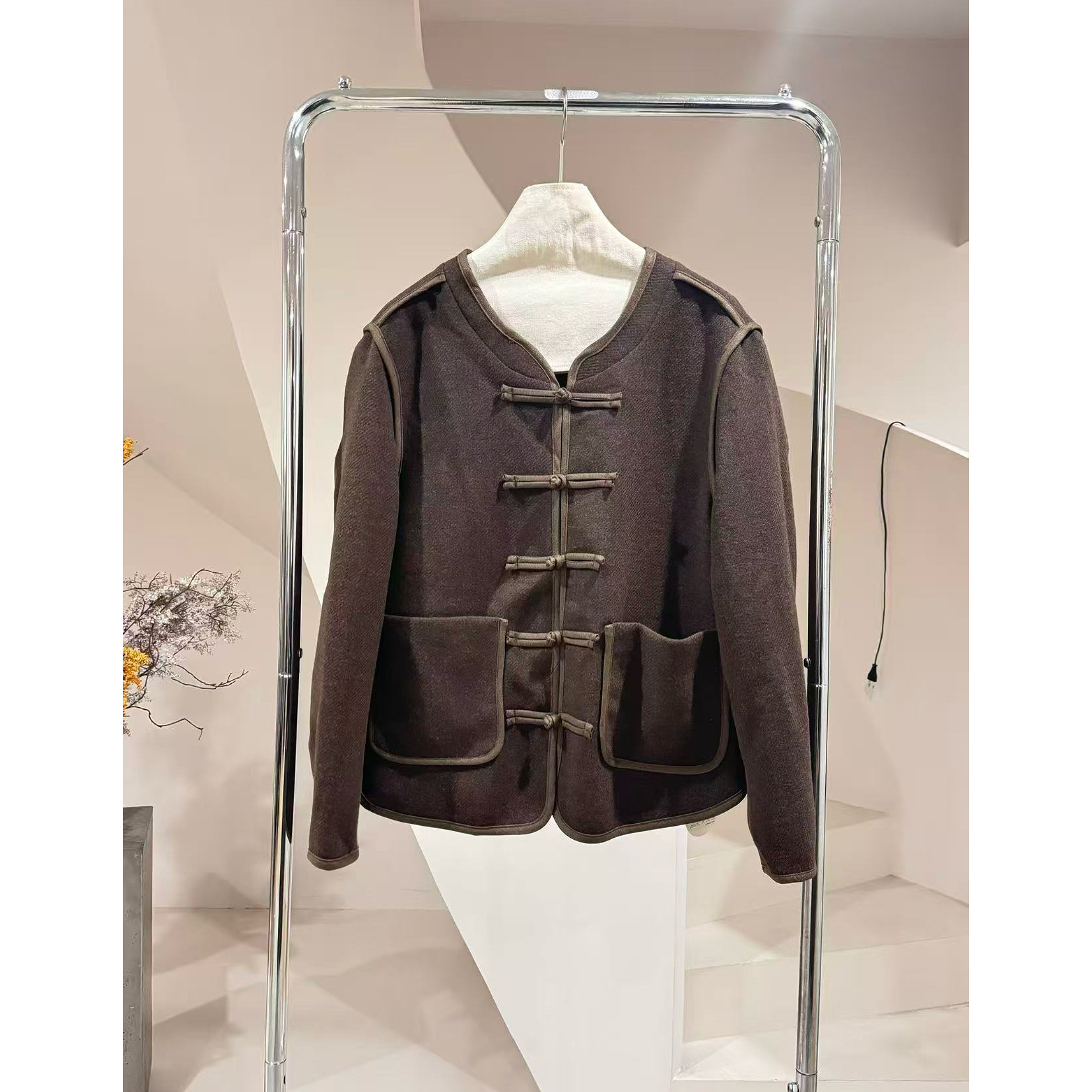 HAOXUAN【092】 新中式盘扣外套#66390