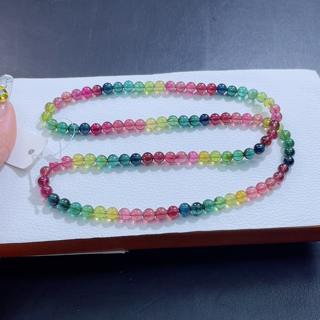 碧玺手链未镶嵌6mm左右