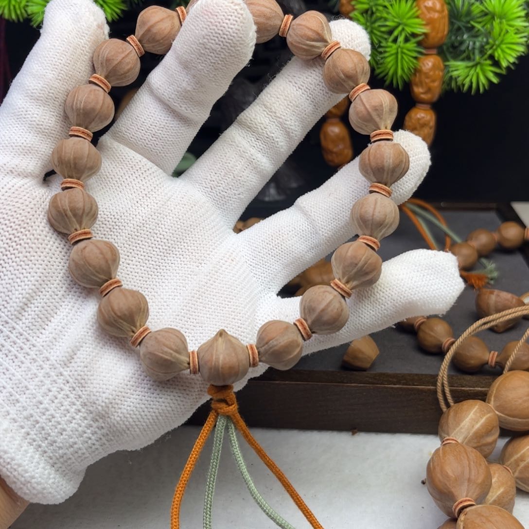 手串/手链橄榄核信***21.3*1.4四花铁核