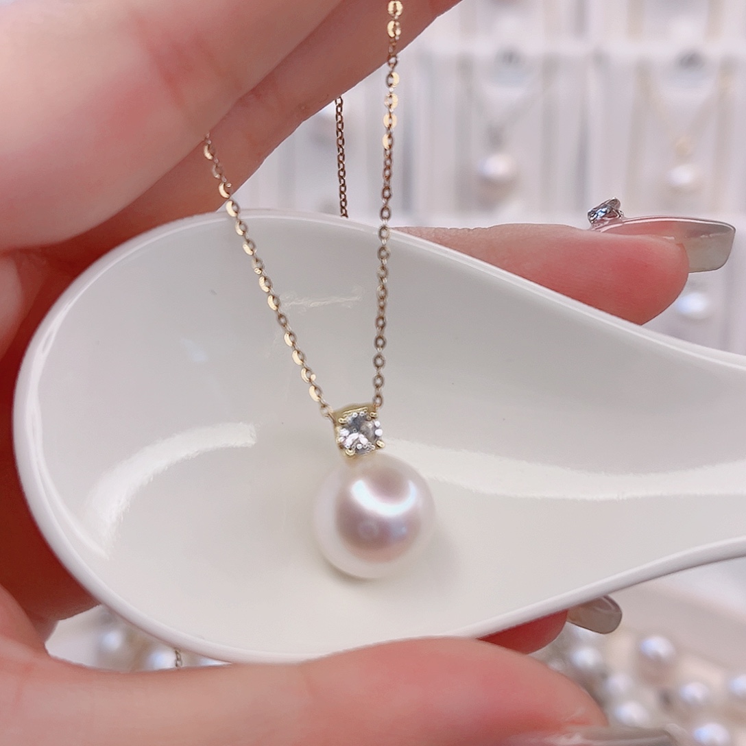 淡水珍珠未镶嵌吊坠(赠链)