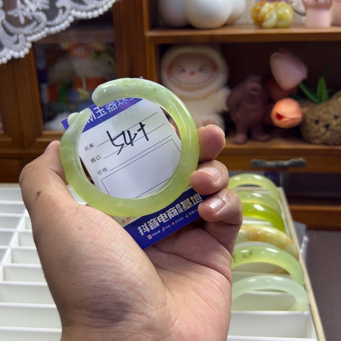 未镶嵌蛇纹石玉手镯596